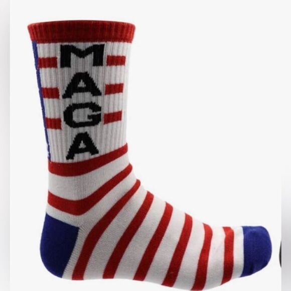 🆕 Donald Trump MAGA Socks Adults One Size - Picture 1 of 3